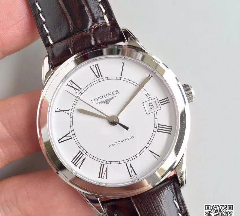 Longines Record L2.820.4.11.2 1:1 Best Edition Replica Watch Swiss ETA2824